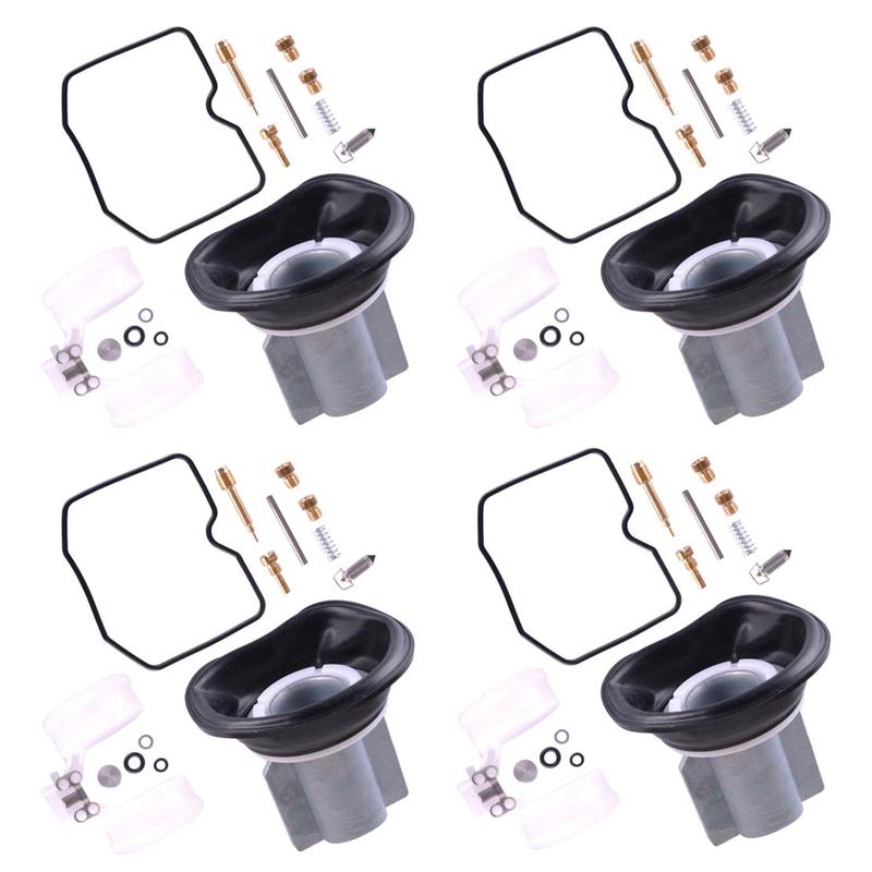 

4 Sets Carburetor Repair Kit Plunger Diaphragm Fit for Kawasaki EX500 GPZ500S Ninja 500R