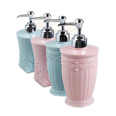 Shampoo Container 400ml Durable PP Lotion Pump Bottle Bathroom Soap Holder for Kitchen Sink