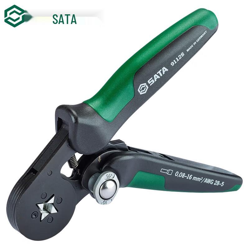 SATA 91128 Self-Adjusting European Terminal Crimping Tool