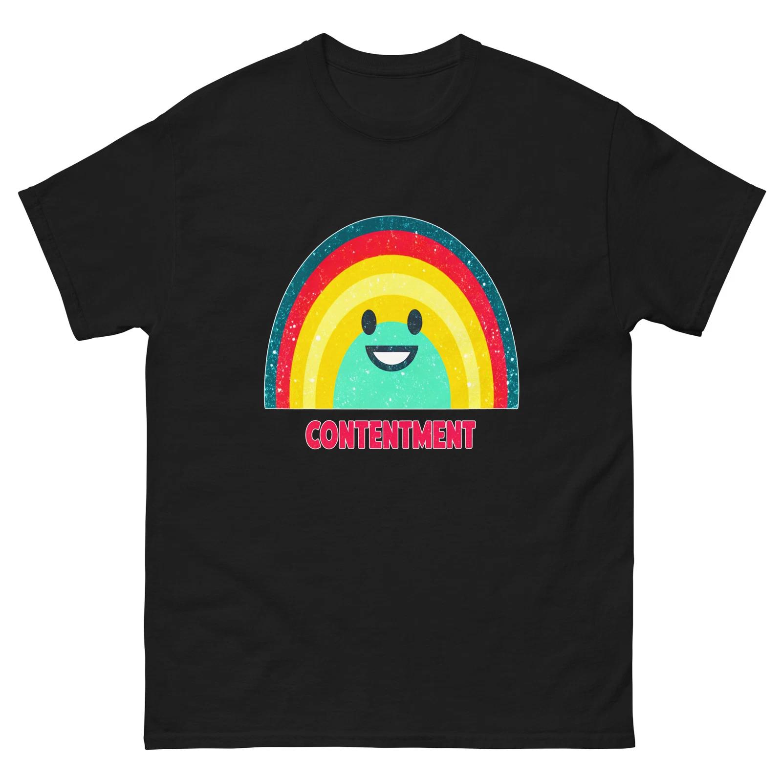

Contentment Emotion Illustration Bright Vibe T-Shirt S