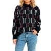 Women's Casual Cute Style Colorful Striped Plaid Contrast Color Knitted Pullover Sweater