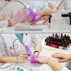 LED Lamp with Clip-on Flexible Metal Tube and Plastic Head, Mini Gel Lamp, USB Desk Lamp Nail Dryer for DIY Manicure. Suitable
