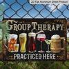 2D Flat 1pc Put Decor Funny Group Relax Metal Sign, Vintage Man Cave Bar Decor, 12x8 Inches, Aluminium Sign Halloween Christmas Decorations