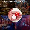 4pcs Large 2.5cm/0.98inch Heart Dice, Perfect Game Props, Valentine's Day Gift