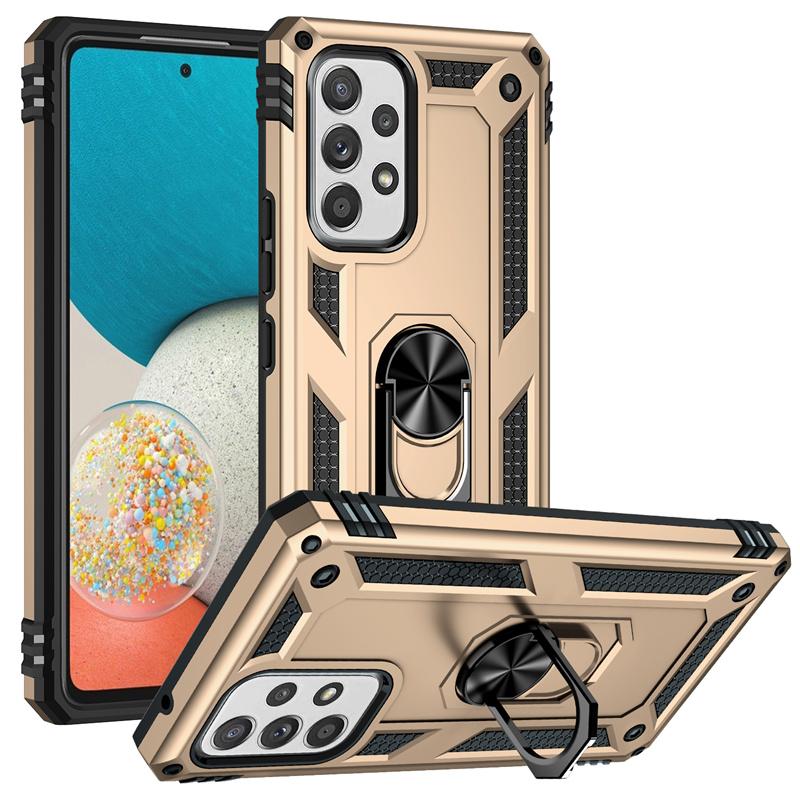 For Samsung Galaxy A53 A23 A33 A73 5G Deksel Armor Støtsikkert Coque For Samsung A53 A 23 33 53 73 Magnetisk Bilholder Ringdeksel