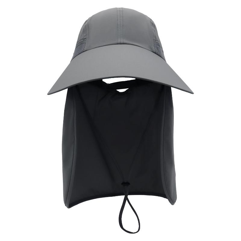 New summer all-round sun protection hat, climbing hat bucket hat, sun hat, men's and women's face kini mask, fishing hat