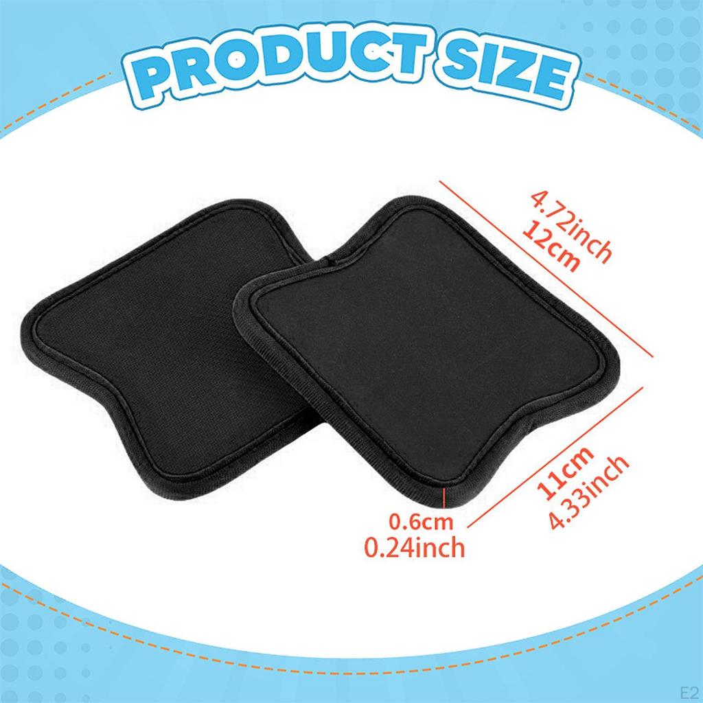 2-Pack Gym Grip Pads, Workout Gloves for Weightlifting, Gymnastics Hand Grips