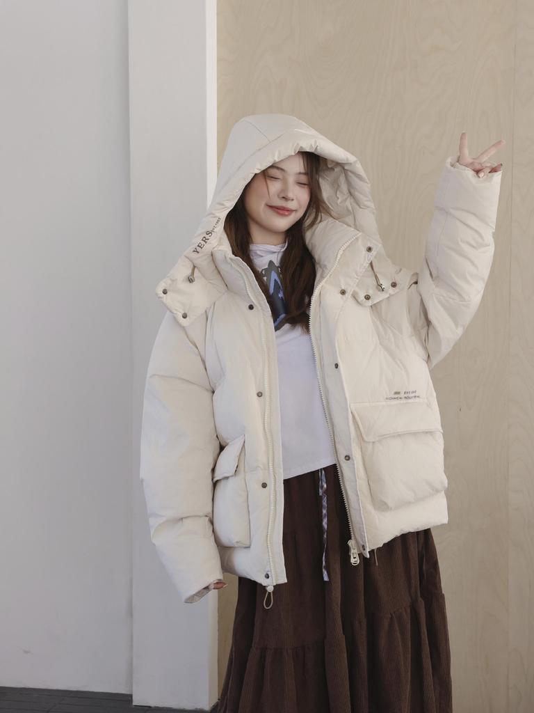 Stylish Korean Winter Down Jacket for Older Girls: Thick, Warm, Versatile