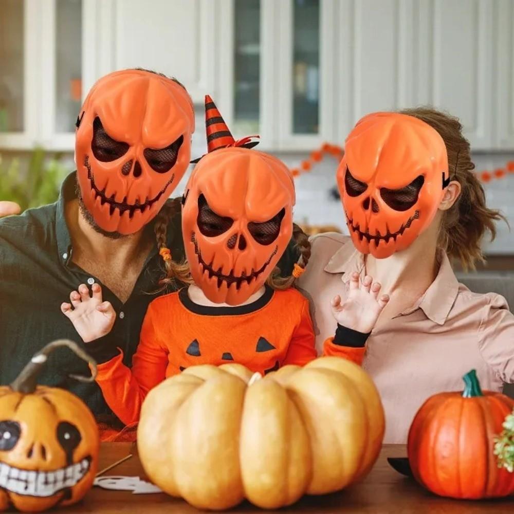 Creativity Scary Pumpkin Mask Spooky Full Face Mask Party Gift Scary Party Mask Male Female