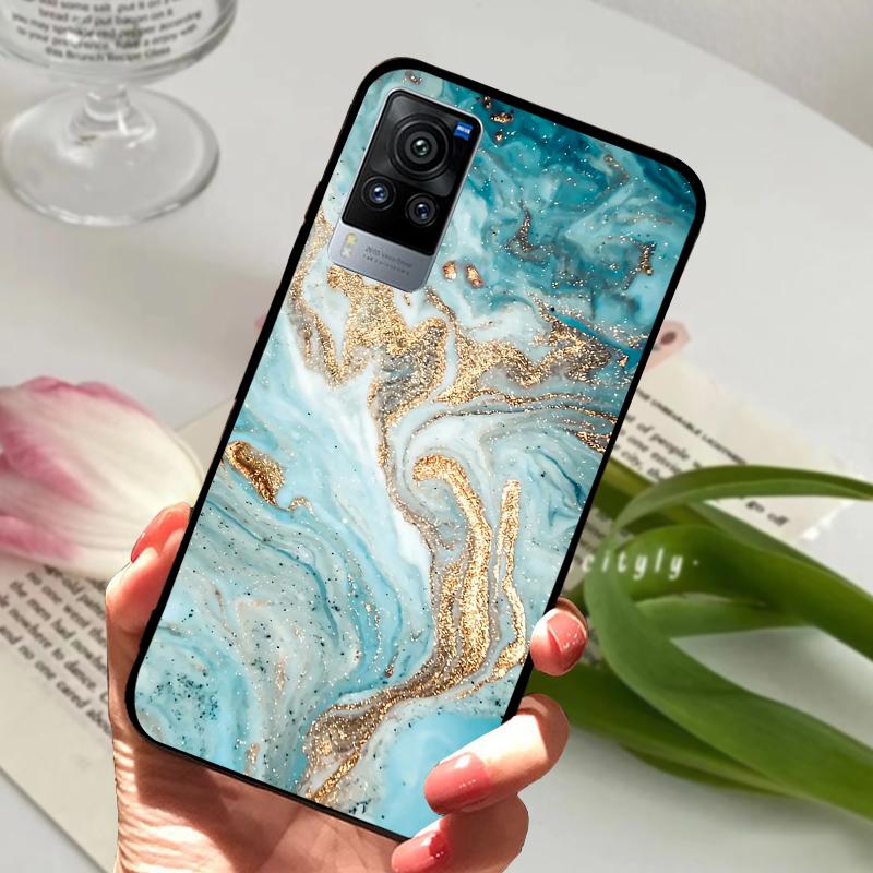 Für vivo X60 Pro Hülle V2046 V2047A Weiches Silikon TPU Dünne Handyhülle Für Vivo X60 5G V2045 V2046A Stoßfester Bumper Fundas