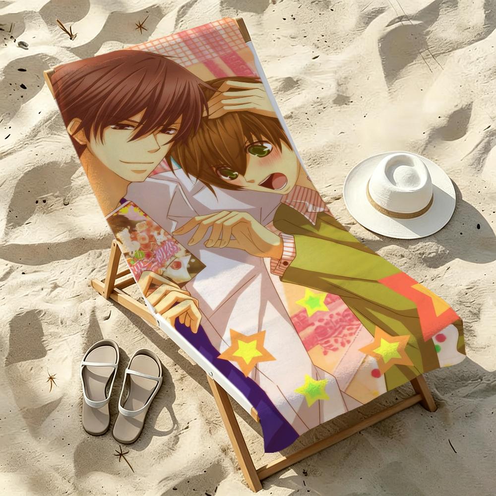 Anime S-sekai-ichi cute H-hatsukoi Towel Beach Quick Dry Soft Pool Towels Gift for Travel Gym Shower Camping sports