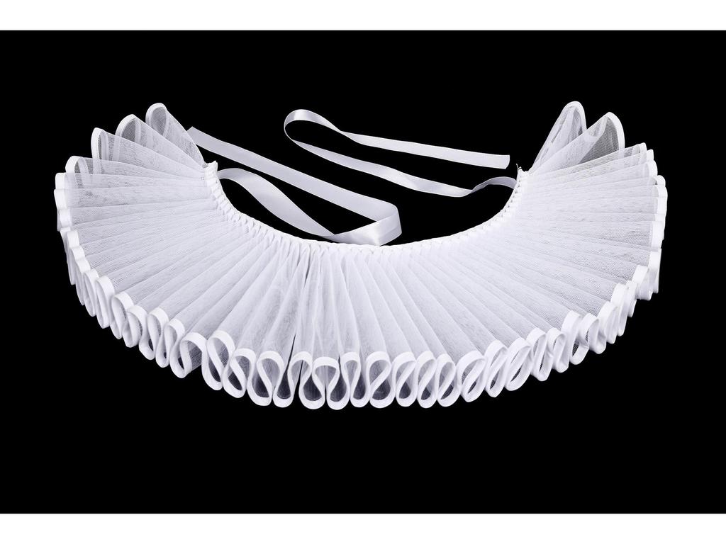 Karnaval Palyaço Fırfırlı Yaka - Retro Cosplay Aksesuarı