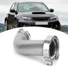 90° Flange Elbow Adapter Downpipe VBand Clamp Stainless Steel 2.5in ID To 3.2in OD