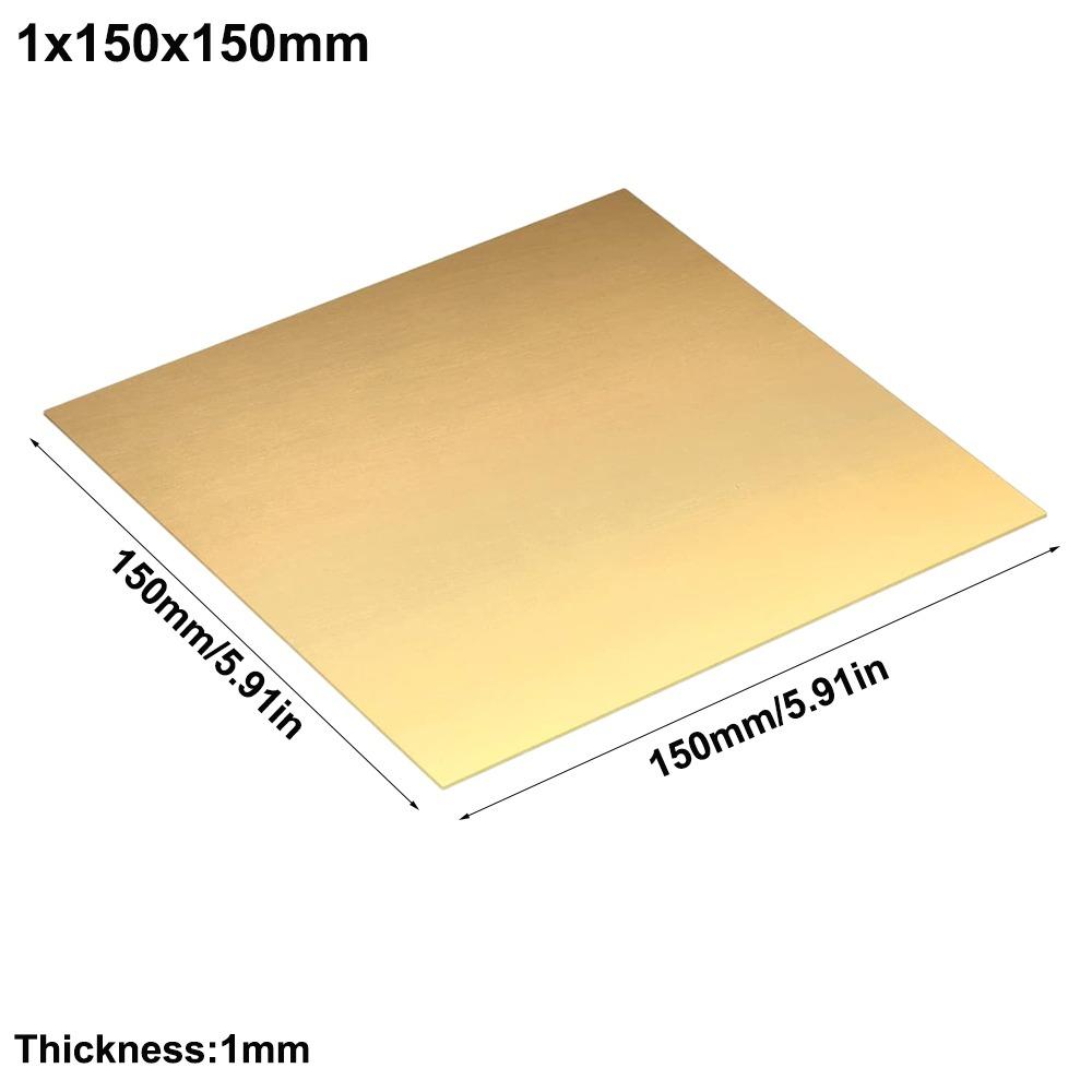 0.5mm 0.8mm 1mm Brass Plate Sheet Copper Cutting CNC Frame New Contruction Brass Pad