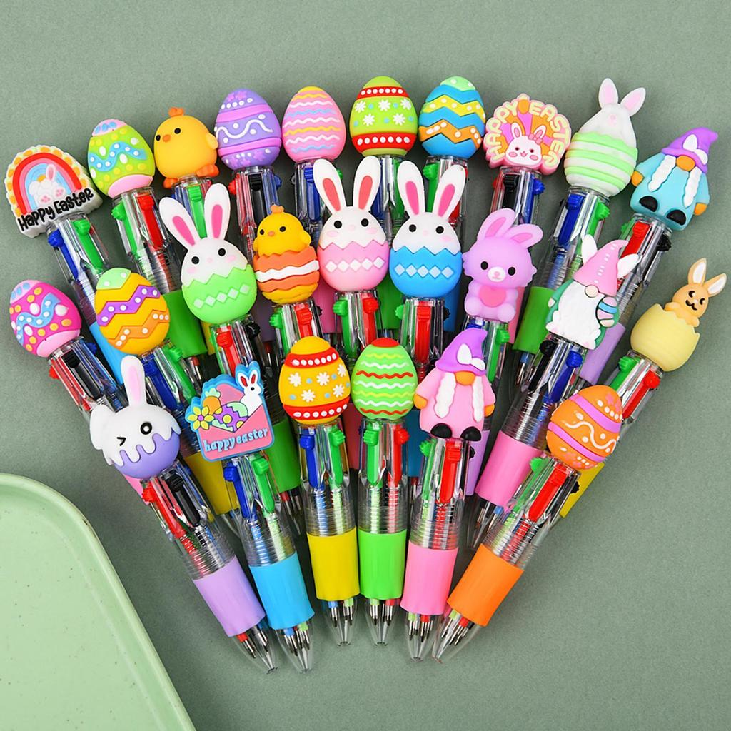 20Pcs Easter Mini Gel Ink Pens Multicolor Holiday Note Taking Supplies for Students Sketching Journaling Crafting Party Favors