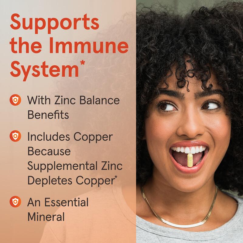Vegan Zinc Balance, 100 Veggie Capsules