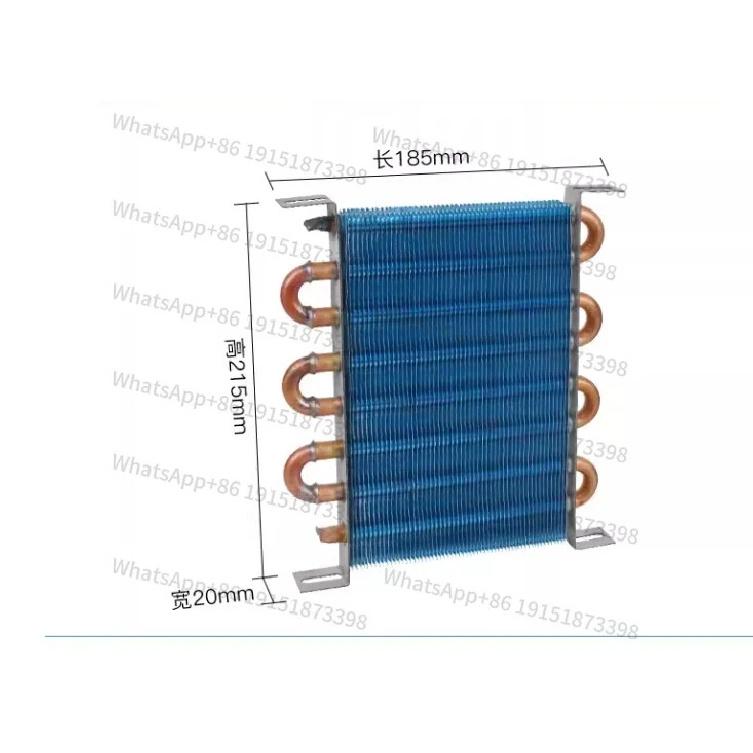 Mini condenser small industrial refrigerator freezer cooling water-cooled copper tube coil radiator