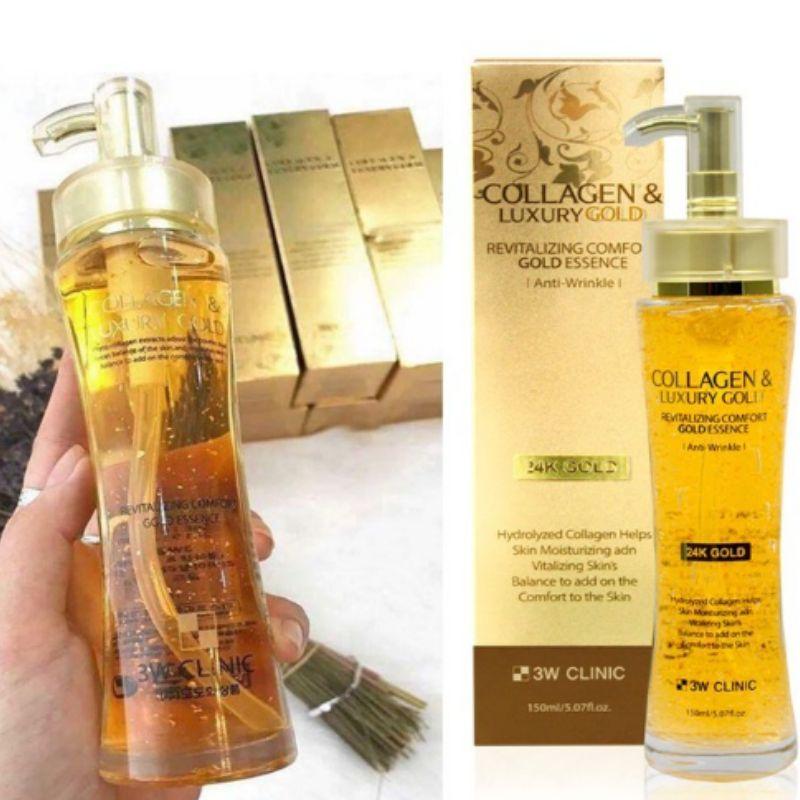 3w Clinic Collagène & Luxury Gold Essence d'or revitalisante confort 150 ml