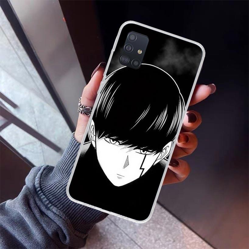 Mashle Magic And Muscles Phone Case For Samsung Galaxy A52 A51 A50S A32 A22 A12 A02S A72 A71 A31 A70 A30S Note 20 Ultra 10 Plus