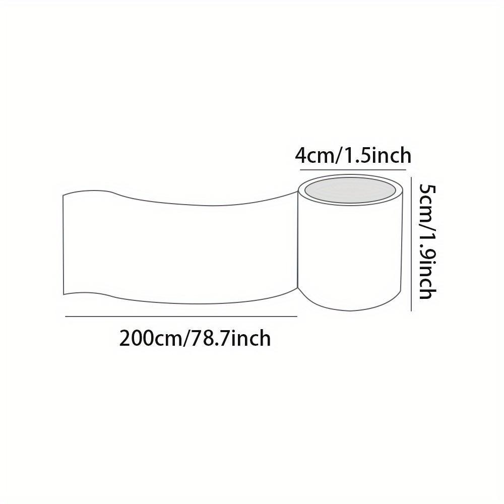 200cm/Roll Matte PET White Ink Tape Coffee Shop Series Literary Ins Style Handbook DIY Decorative Stickers