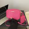 Fashionable Korean Inspired Solid Color Small Square Handbag 2024 New Trendy Design With Adjustable Shoulder Strap For Comfort