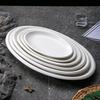 Elegant Oval Ceramic Fish Plate