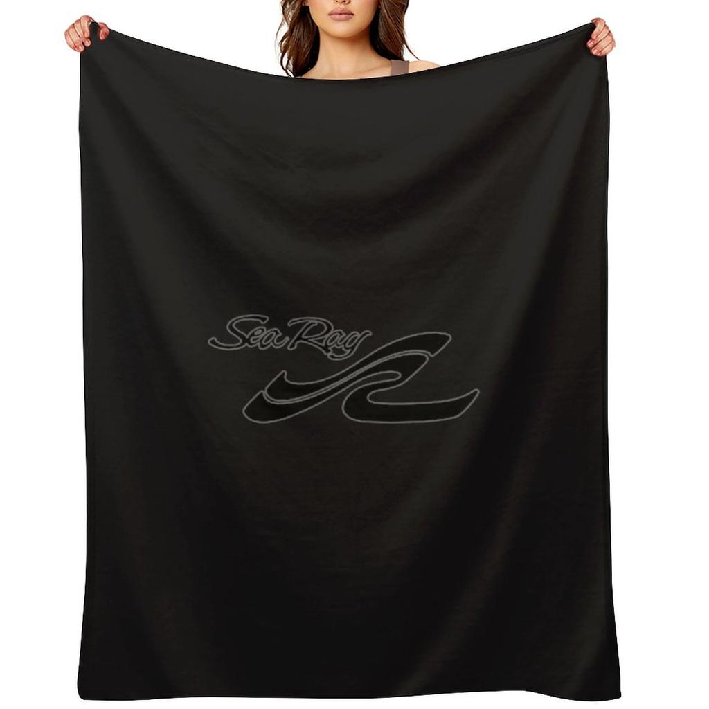 Sea Ray Boat Black Logo Essential Throw Blanket for sofa Loose Extra Large Throw Decorative Beds Blankets