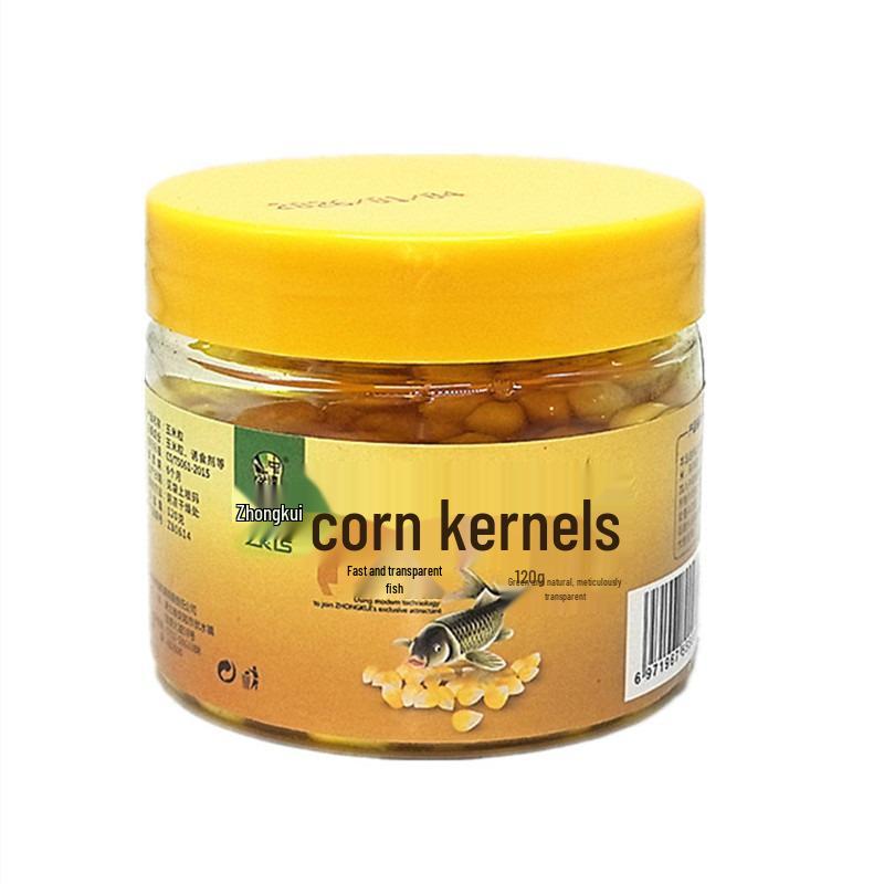 Zhong Kui Tender Corn Bait Pellets for Crucian Carp, Grass Carp, Black Pit, and Wild Fishing