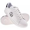 Polo Ralph Lauren Leather Round Toe Lace-Up Logo Low-Top Sneakers Men Sneakers White 809892336001