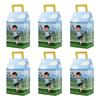 Creative Football Party Cartoon Portable Box, Goalkeeper Pattern Gift Box, Children'S Birthday Candy Snack Packaging Box