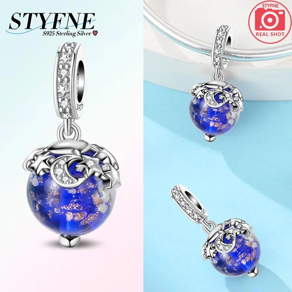 Original Charms Copper Mysterious Starry Sky Turtle Crab Conch Pendant Fit Bracelet Diy Women Jewelry Gift Making