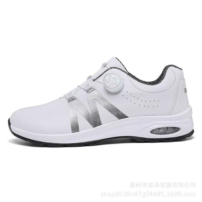 Rotating button strap-free low-top air cushion sports shoes outdoor cushioning comfortable casual shoes