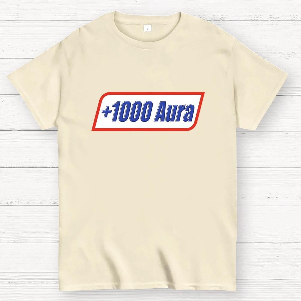 +1000 Aura Art Print Cotton Summer Casual Cool Loose T-Shirt