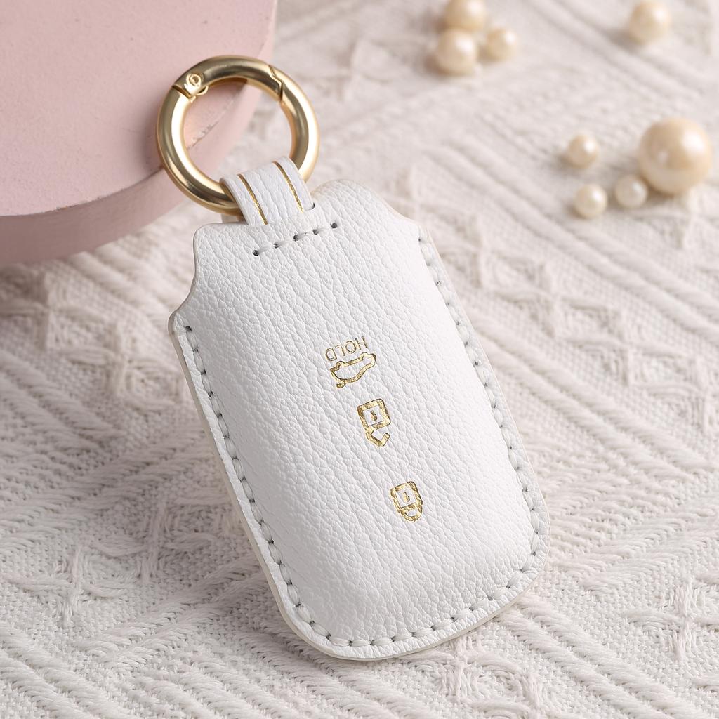 Customized for Kia K3 Car Key Cover, Pure Hand-stitched, High-grade Leather Key Protection, Case Buckle