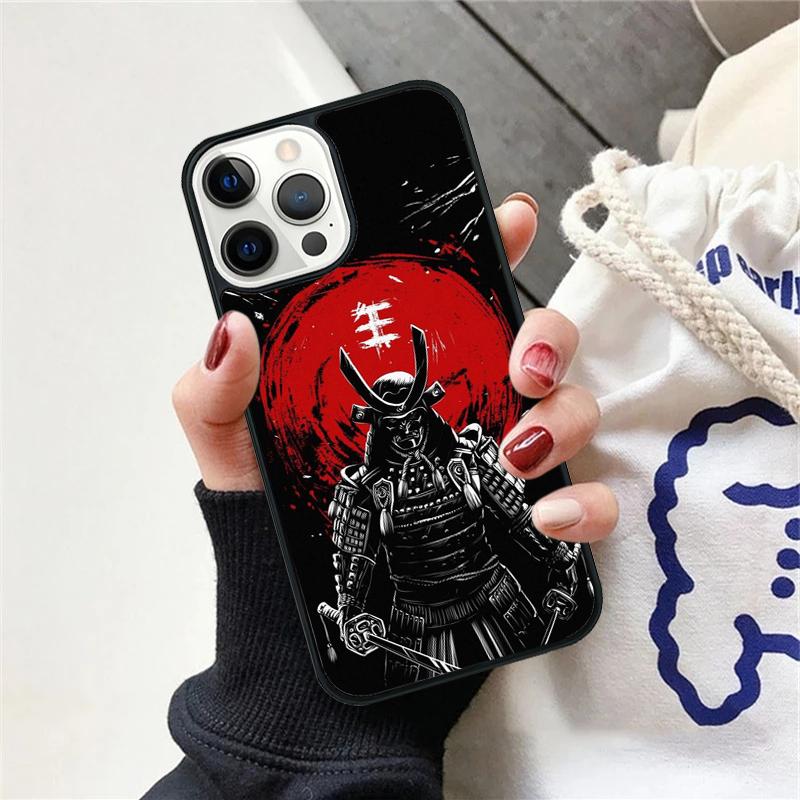 Japan Samurai Ninja Ronin Phone Case For iPhone 17 Air 15 16 Cover  11 13 14 Pro Max 12 Plus Max Fundas