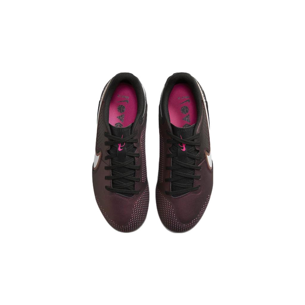 Nike Tiempo Legend 9 Academy Round Toe Comfortable Low Top Soccer Shoes Kids Soccer Shoes Purple White DR6065-510