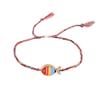 Modern Fish Charm Braided Jewelry Adjustable Length Handchain Alloy Pendant Bracelet For Stylish Daily Accessories