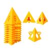 38Pcs Pyramid Painting Stands Plastic Mini Paint Stand Painting Triangle Stand Set High Strength Canvas Support