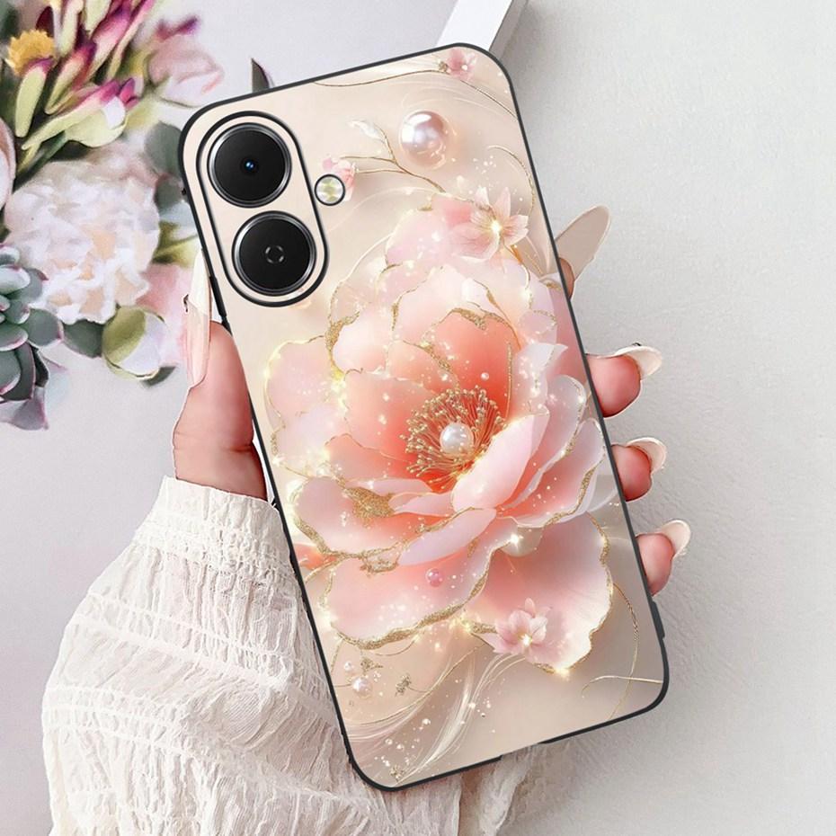 Cute Painting Phone Case For Tecno Spark Go 2 2025 Soft Silicone TPU Back Cover For Tecno Spark Go2 KM4 Cases Bumpers