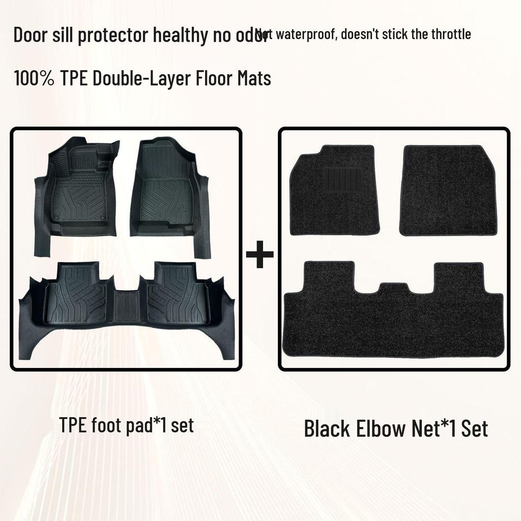 Eco-Friendly TPE Floor Mats & Door Sills for Skoda Superb, Octavia, Kodiaq, Karoq & XinDong