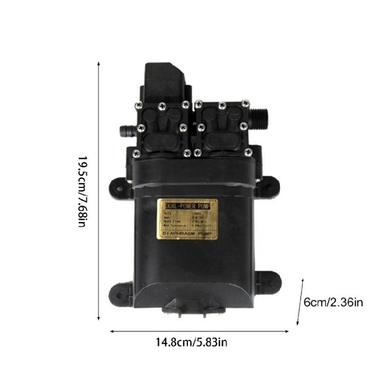 Efficient 12V Electric Car Cleaner Wash Unit with Double Pump Designs for Long Lasting Performances and Easy Operation