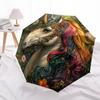 1 PC Automatic Folding Umbrella - Fantasy Unicorn Pattern, Portable & Foldable Design with 8 Ribs, Christmas Birthday Gifts