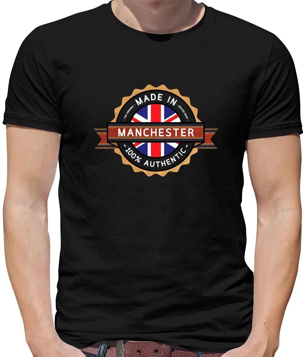 Made In Manchester - Mens T-Shirt - Town City Village Born Love Live Hometown M