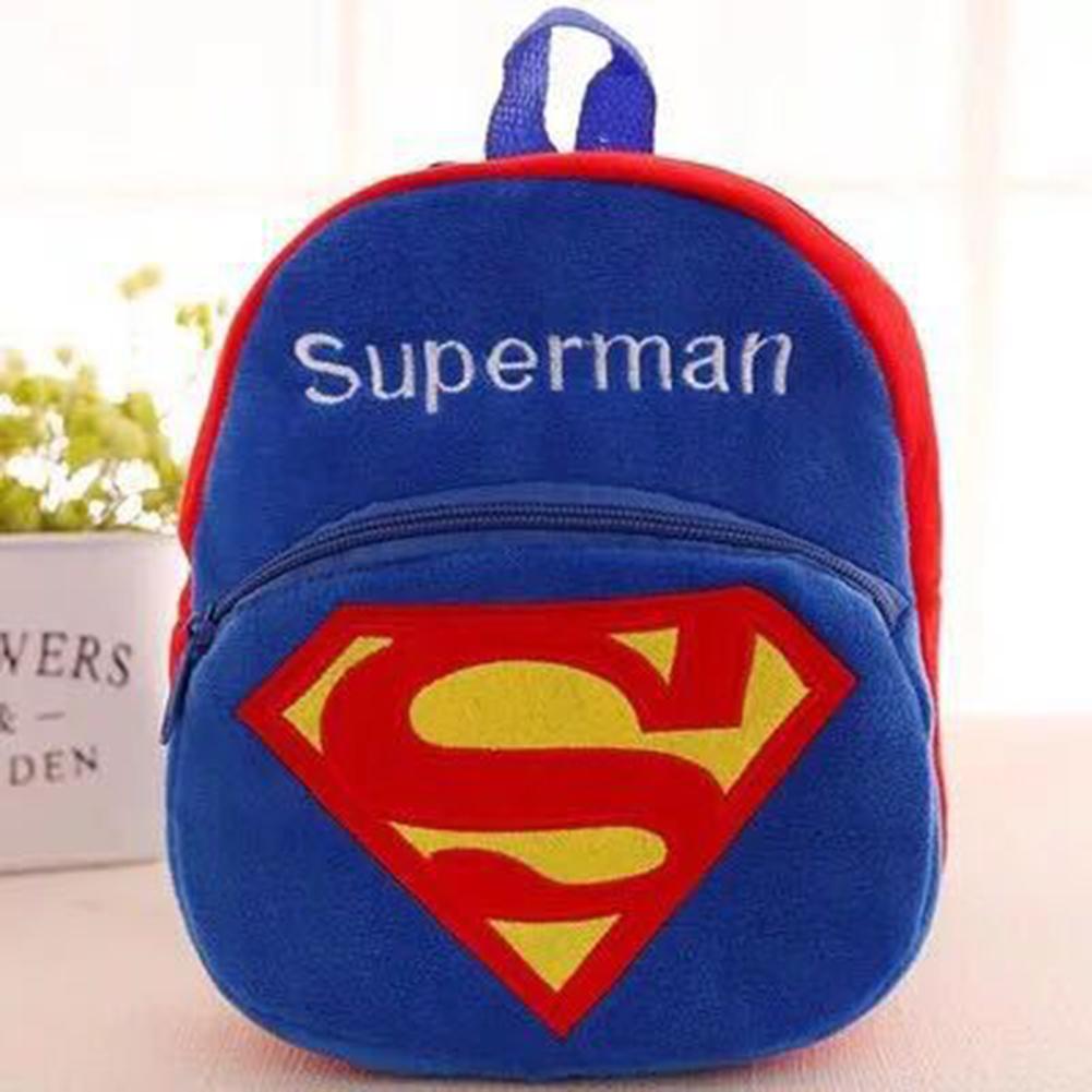 Kid School Bag Backpack Kindergarten Bag Toddler Cute Cartoon Plush Fabric Backpack For Girls Boys Travel School