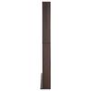 Media Storage Cabinet 9 Layers Adjustable DVD Shelves 756 CDs Espresso