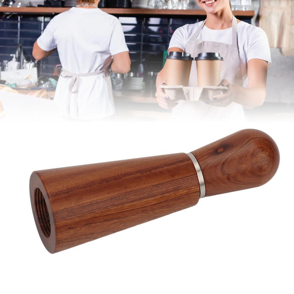 Reddish Brown Coffee Stirring Tool Wooden Handle Coffee Needle Distributor  For Home