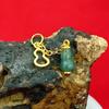 Blue Water Jade Tassel Gourd Pendant Bracelet - Handmade DIY Accessory