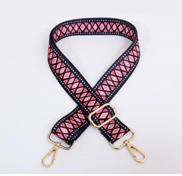 crossbody bolsa with rainbow strap