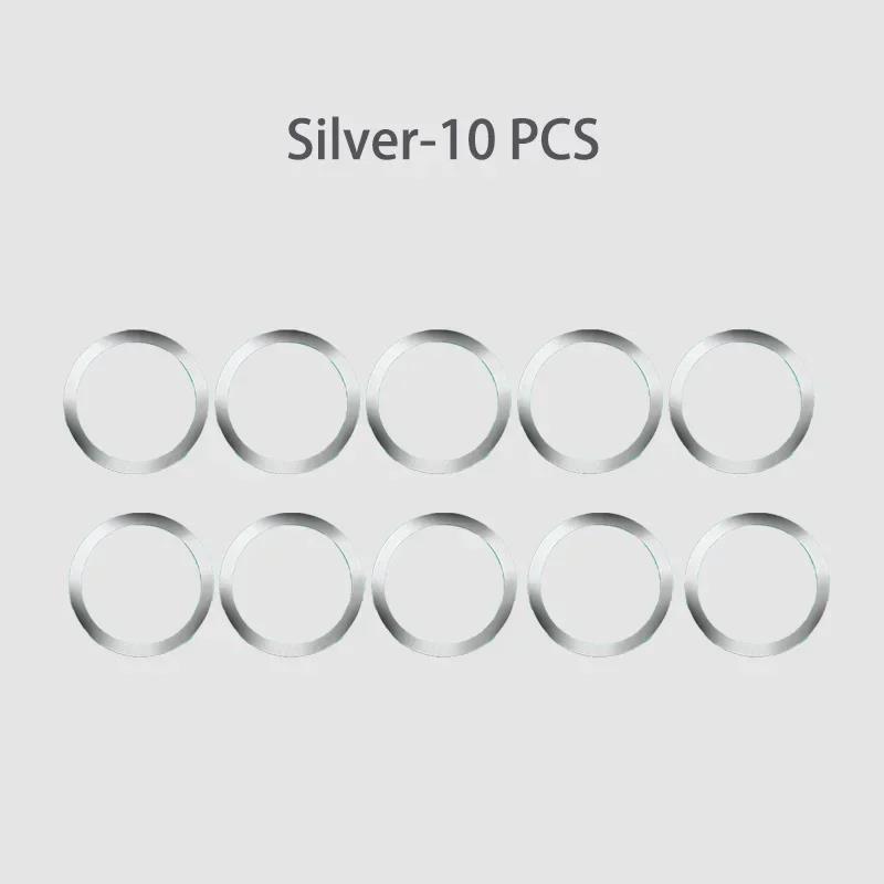 1/3/10 PCS Ultra-thin Metal Ring for Mobile Phone Magnetic Holder Magsafe Wireless Charger Iron Sheet for Car Magnetic Stands 7