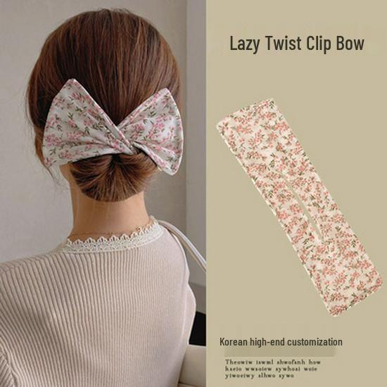 Trendy Magic Hair Twister Clip: Easy Bun & Bow Styling Tool